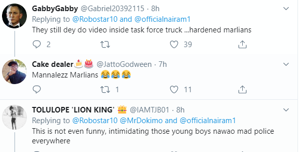 Twitter users react after alleged Naira Marley fans aka Marlians were picked up by the police for scaling fence and bypassing security at his concert (video)
