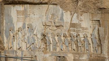 Achaemenid inscription at Behistun, Iran