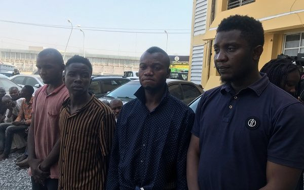 Police parade suspects of foiled Abuja bank robbery attack(photos)