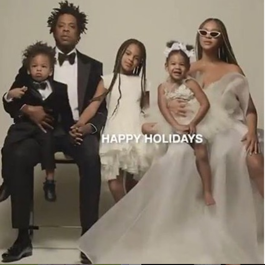 Jay-Z and Beyonce pictured together with their children in lovely family photo