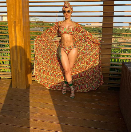 Cardi B describes her rags-to-riches story in an Instagram post on New Year