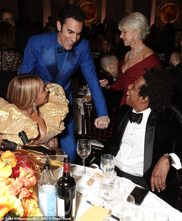 Beyonce and Jay-Z attend the Golden Globes award with their own expensive champagne (Photos)