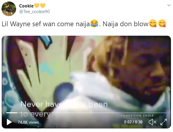 Lil Wayne trends on Twitter after he revealed he will love to visit Nigeria (video)