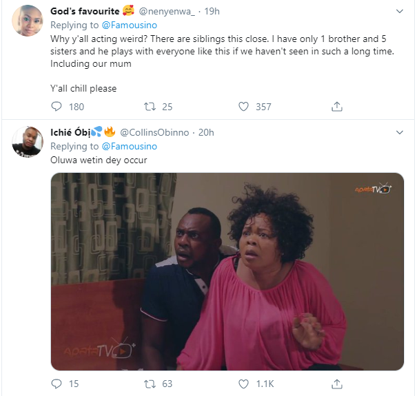 Nigerians react to photo showing a man hugging his sister after reuniting with her after 3 years 
