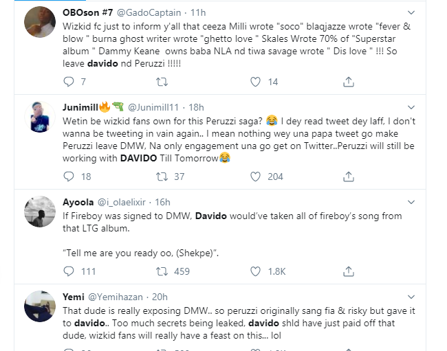 Nigerians react to Davido not writing his hit song 