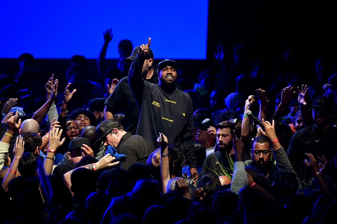 Kanye West discusses his daily battle with alcohol and the devil at prayer rally organized by anti-gay pastors 
