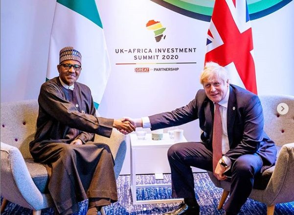 President Buhari meets UK
