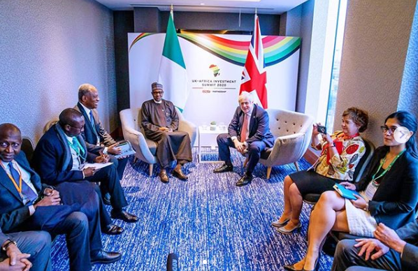 President Buhari meets UK
