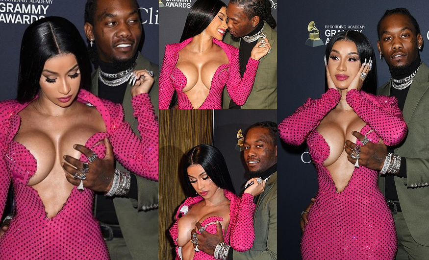 Offset grabs wife Cardi B