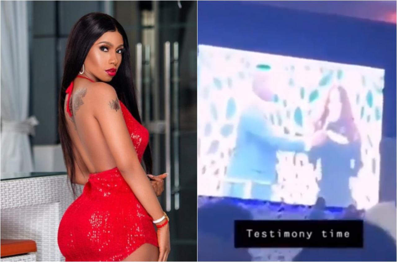 Mercy Eke testifies in church for winning 2019 edition of BBNaija (video)