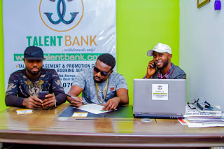 Image result for MC Spinosky Signs On Talent Bank Nigeria"