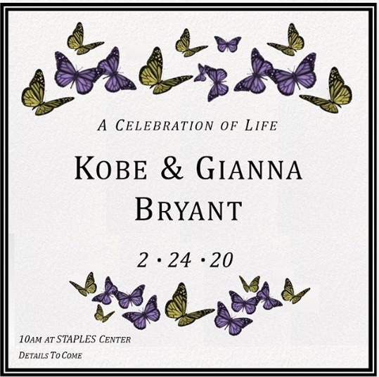 Vanessa Bryant announces Gigi and Kobe Bryant