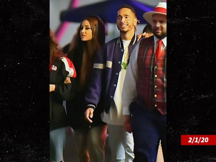 Singer, Ariana Grande filmed kissing a mystery man at bar in San Fernando Valley (Video)
