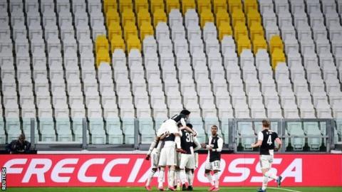 Juventus celebrate