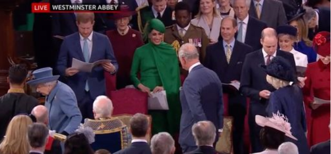  Prince Harry and Meghan Markle make final royal engagement as they attend Commonwealth Day at Westminster Abbey (photos)
