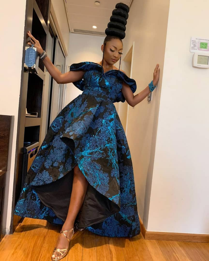 Toke Makinwa, Uti Nwachukwu, Ebuka, Adesua and Banky W, Sola Sobowale, others at the 2020 AMVCAs