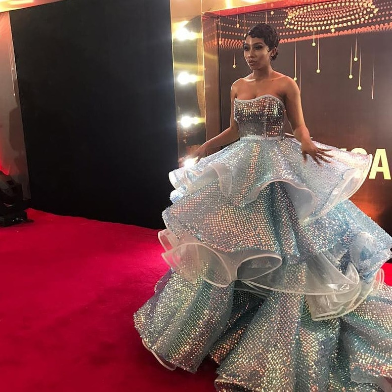 Toke Makinwa, Uti Nwachukwu, Ebuka, Adesua and Banky W, Sola Sobowale, others at the 2020 AMVCAs