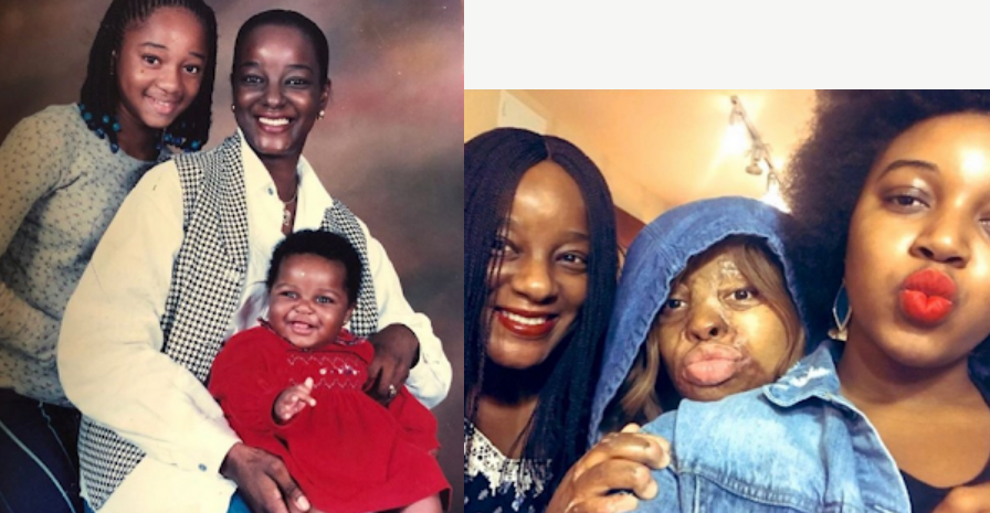 Kechi Okwuchi shares photos of herself with her mum and sister taken 20 years apart