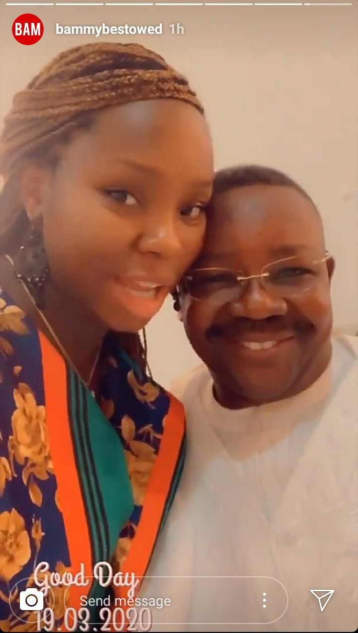 Bam Bam shows her daughter being doted on by her dad Teddy A and granddad (photos/video)