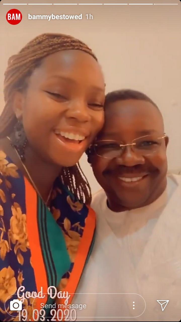 Bam Bam shows her daughter being doted on by her dad Teddy A and granddad (photos/video)