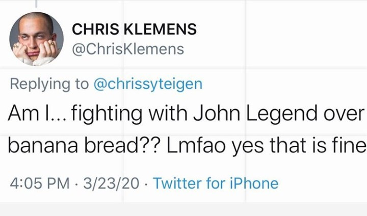 Chrissy Teigen trades banana bread for lettuce with a complete stranger she met on Twitter during coronavirus lockdown (video)