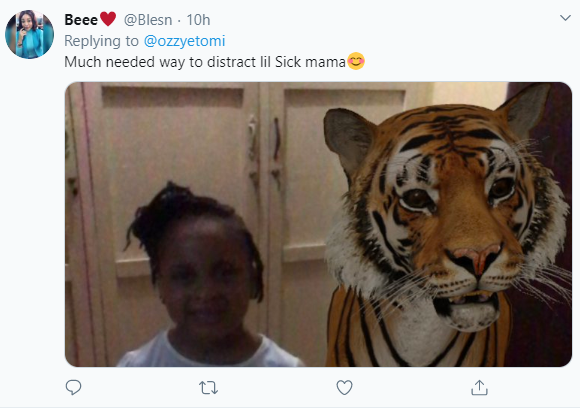 Google gives people a chance to view animals in 3D in their homes and Nigerian parents are having fun with it (photos)