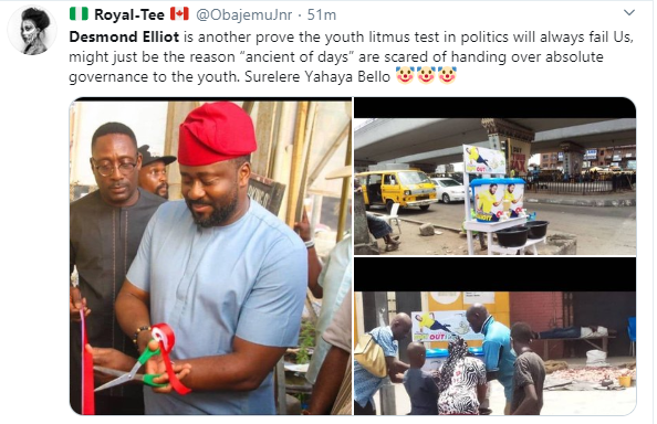 Coronavirus: Desmond Elliot called out over his 