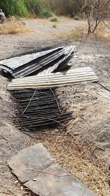 Nigerian soldiers spotted hailing soldiers from Chad as their President lead them to war against Boko Haram, see stash of arms recovered (videos/photos)