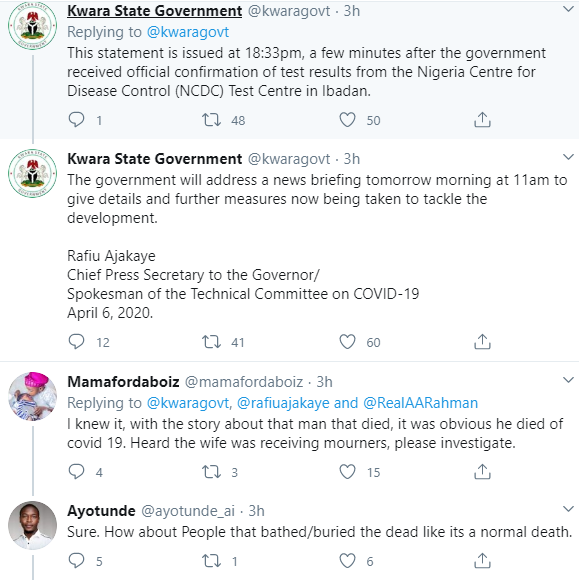 Outrage as professor of medicine is accused of "colluding" with late Coronavirus patient to hide his travel history from doctors, nurses and burial attendants in Kwara