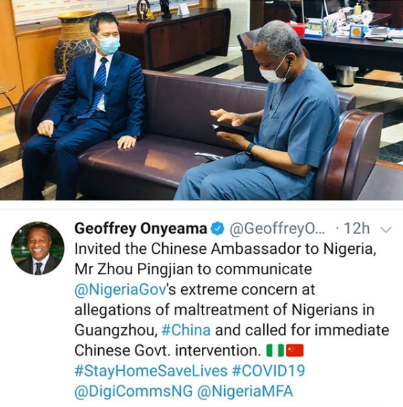 FG invites Chinese ambassador over maltreatment of Nigerians in China