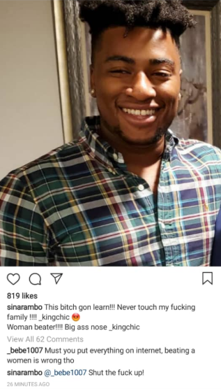 Shina Rambo calls out his brother-in-law for beating his sister and bringing his sidechic into their home