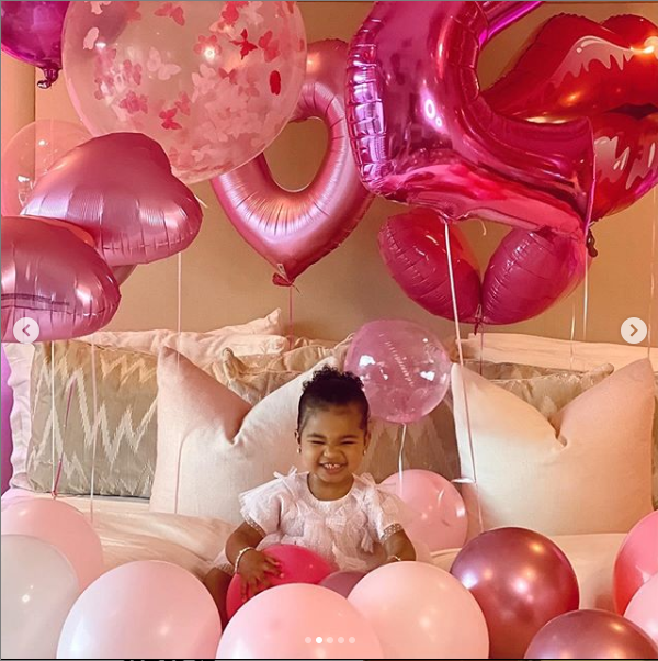 Khloe Kardashian and Tristan Thompson throw Trolls-themed birthday party to celebrate their daughter True at 2 (photos)