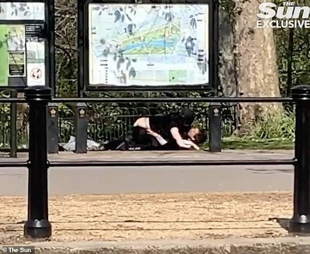 Couple are caught having sex in St James