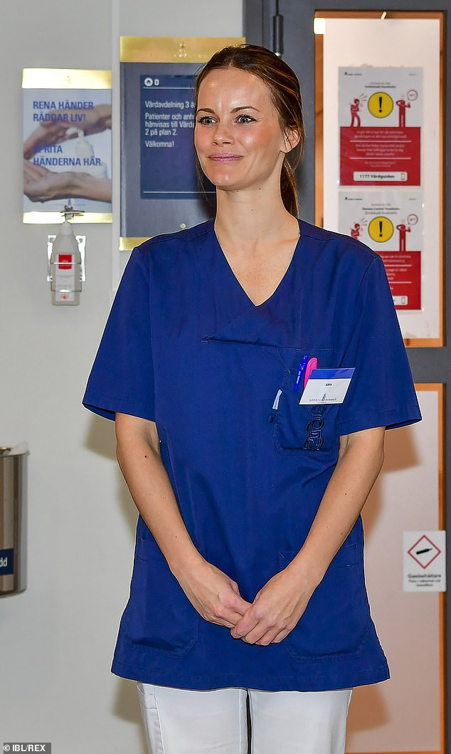 Princess Sofia of Sweden starts work as a healthcare assistant to help fight Coronavirus (photos)