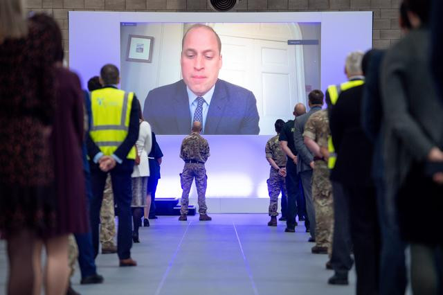 Prince William opens new 500-bed emergency COVID-19 hospital built in just 8 days (photos)