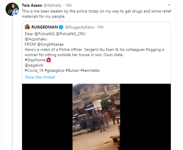 Police officers who assaulted a woman standing outside a compound in Osun state arrested, victim narrates how incident occurred 
