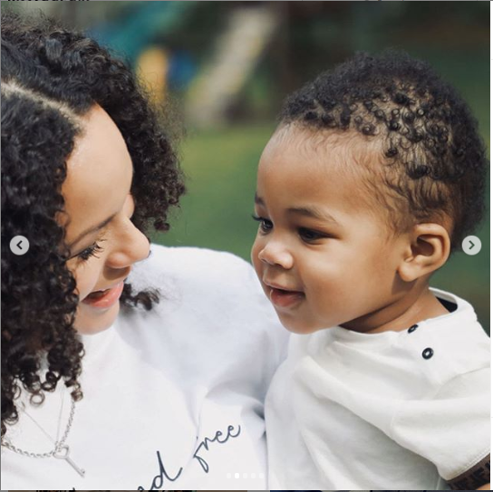  Trey Songz finally reveals the beautiful mother of his son, Noah  (Photos)