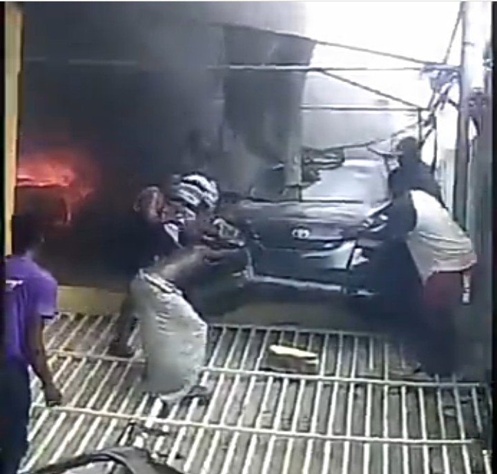 NNPC filling station fire claimed 30 vehicles ? LASEMA