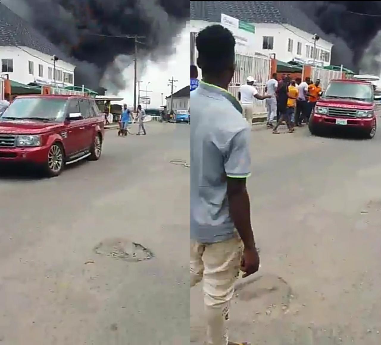 NNPC filling station fire claimed 30 vehicles ? LASEMA