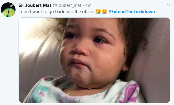 #Extendthelockdown trends as Nigerians react in shock to 195 new cases of Coronavirus recorded on Tuesday