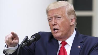 US President Donald Trump. Photo: 26 May 2020