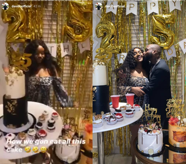 Chioma Rowland holds a small birthday celebration to mark turning 25 (photos/video)