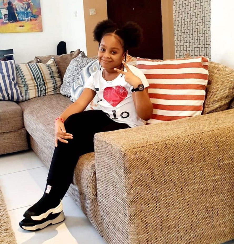 Comedian, Basketmouth celebrates his first daughter, Amy, on her birthday
