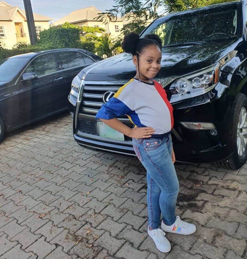 Comedian, Basketmouth celebrates his first daughter, Amy, on her birthday