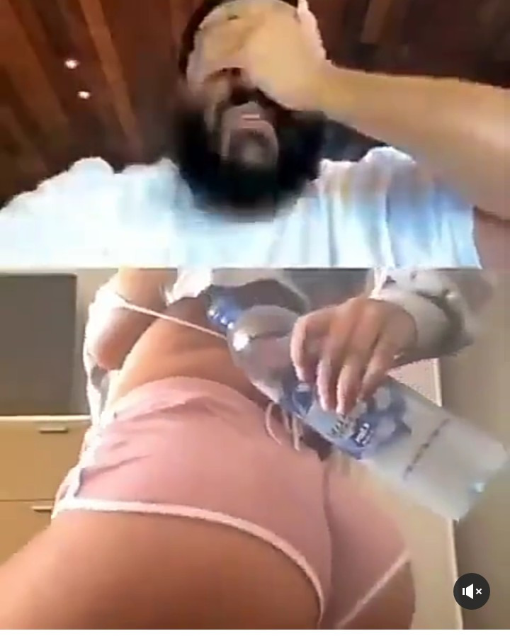 DJ Khaled shuts down half-naked woman who came on his IG live to twerk while he