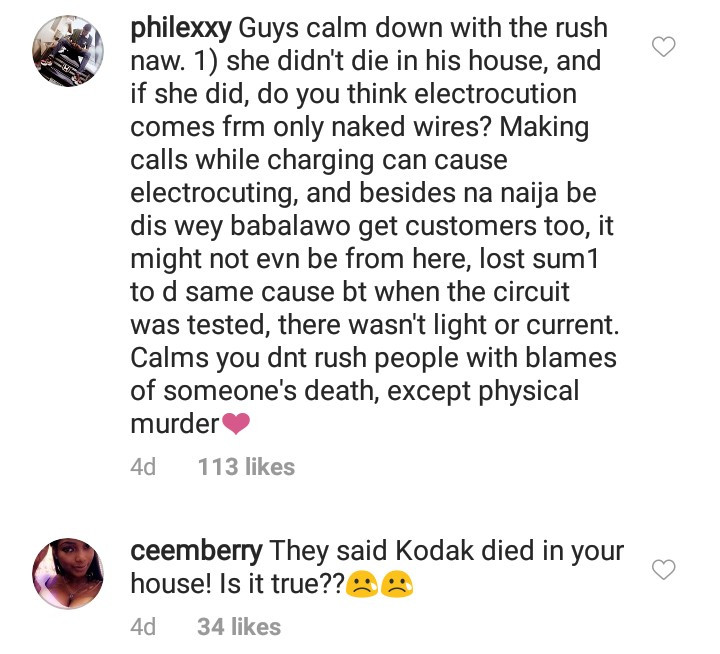 Clarence Peters speaks up for the first time following the death of video vixen, Kodak at his studio