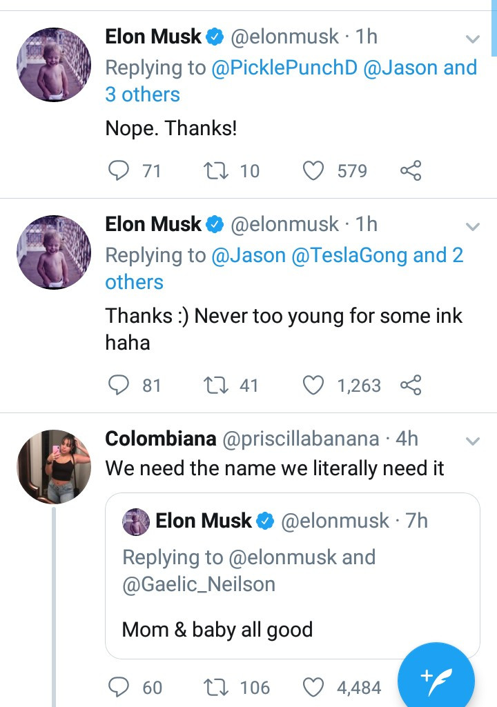 Elon Musk and singer Grimes welcome their first child together