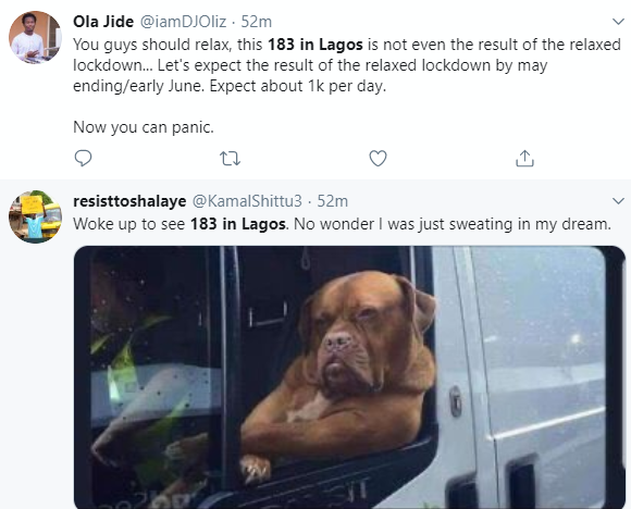 Nigerians react as 183 new cases of COVID-19 are recorded in Lagos 