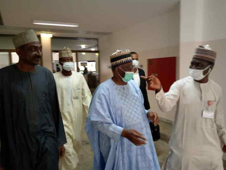 Professor Ibrahim Gambari arrives state house Abuja to resume as the new Chief of Staff to President Buhari (photos)
