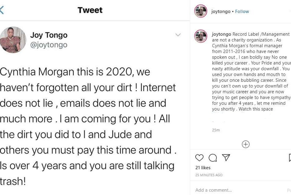 Cynthia Morgan
